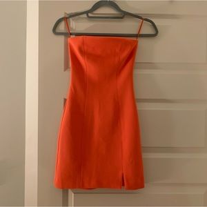 LIKE NEW Bec and Bridge Cecily Mini Dress in Blood Orange